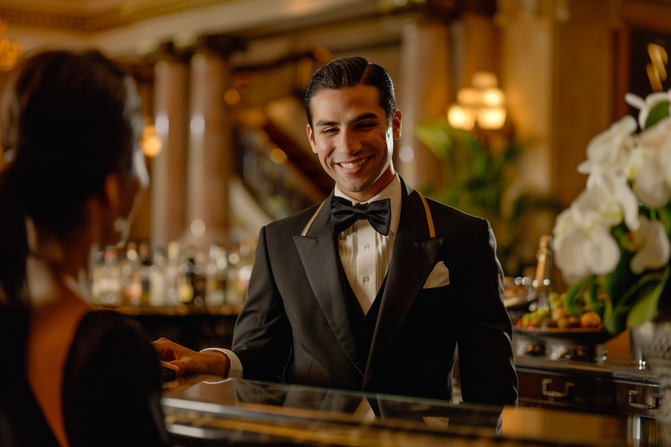 Image gratuite Concierge d&rsquo;hôtel souriant 7