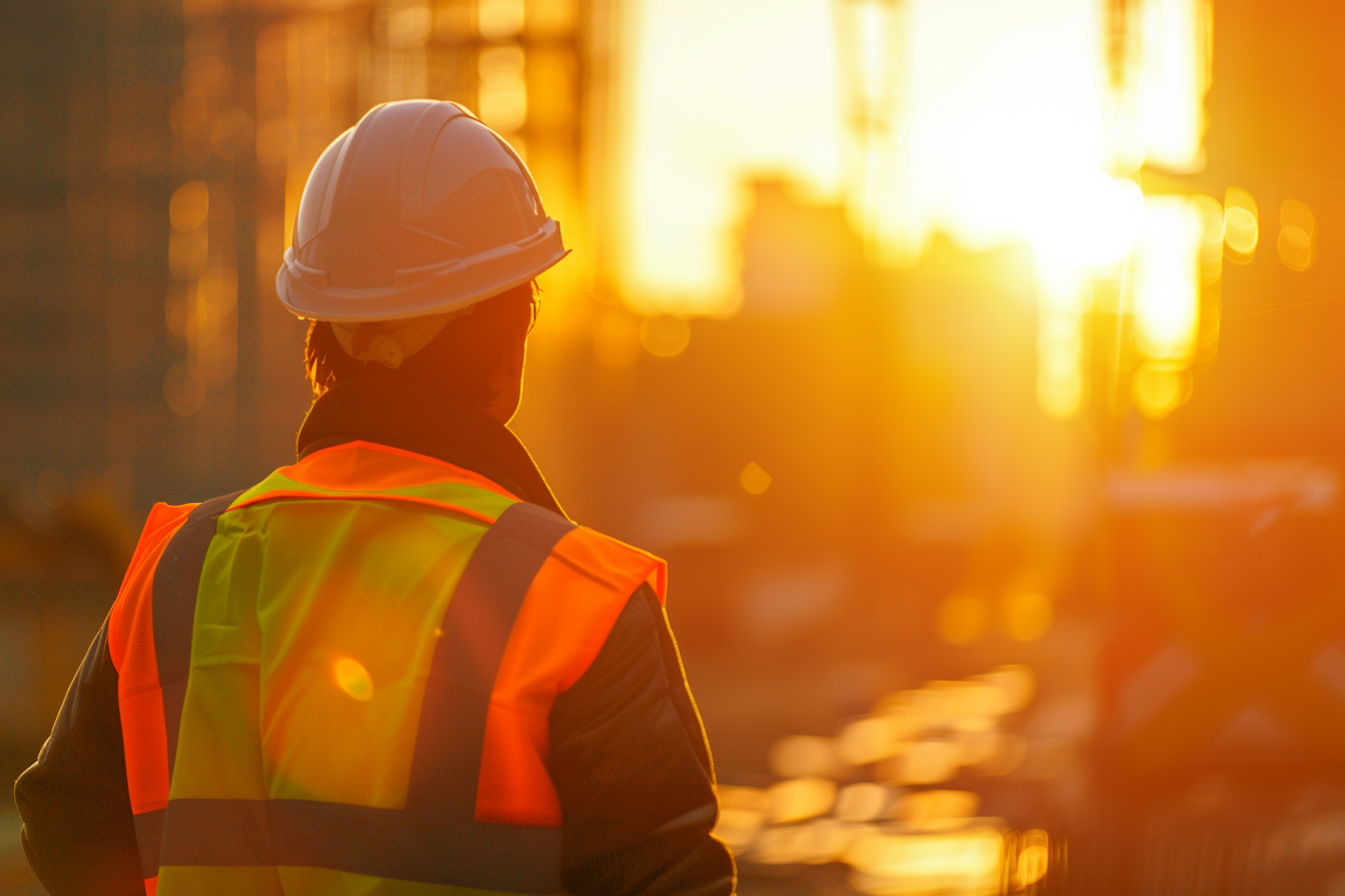 Image gratuite Conducteur de travaux, fond flouté 2