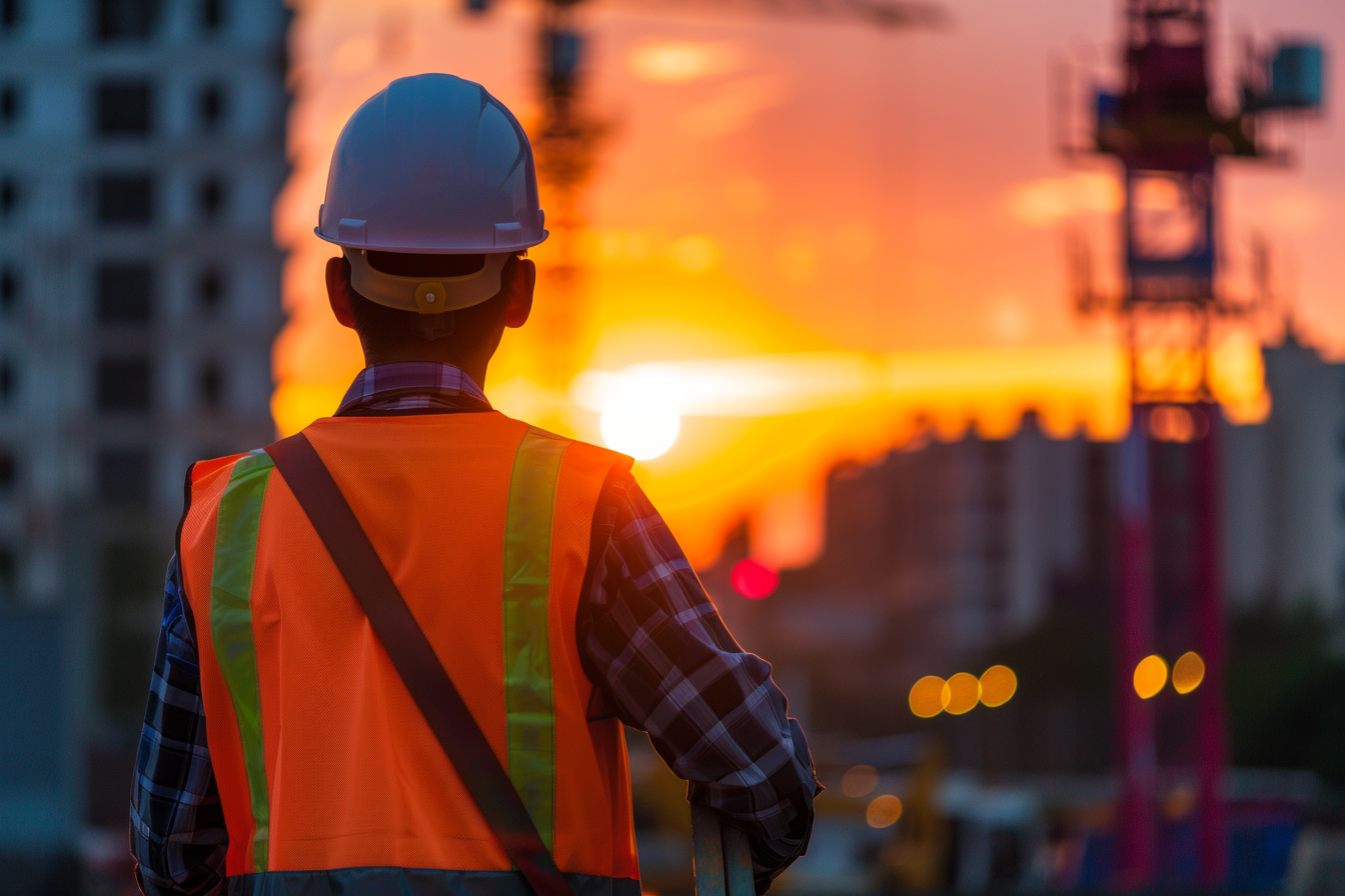 Image gratuite Conducteur de travaux, fond flouté 6