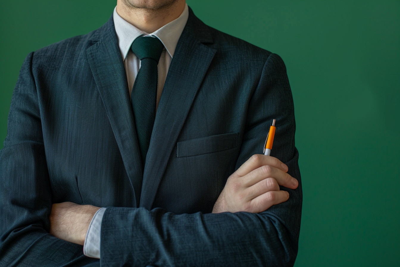 Image gratuite Conseiller juridique tenant stylo 1