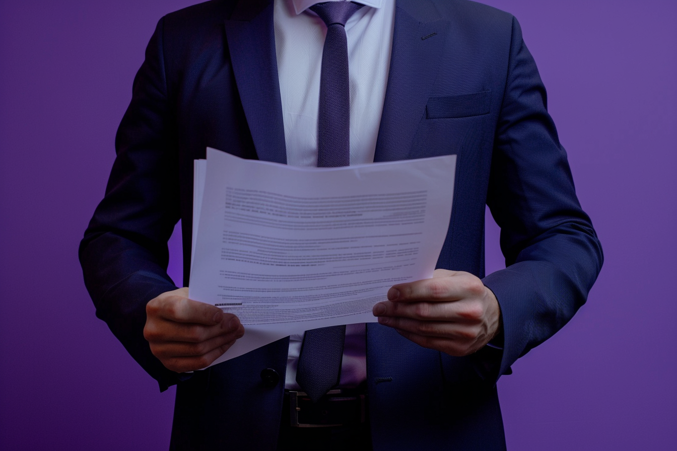 Image gratuite Consultant fiscal tenant des documents 1