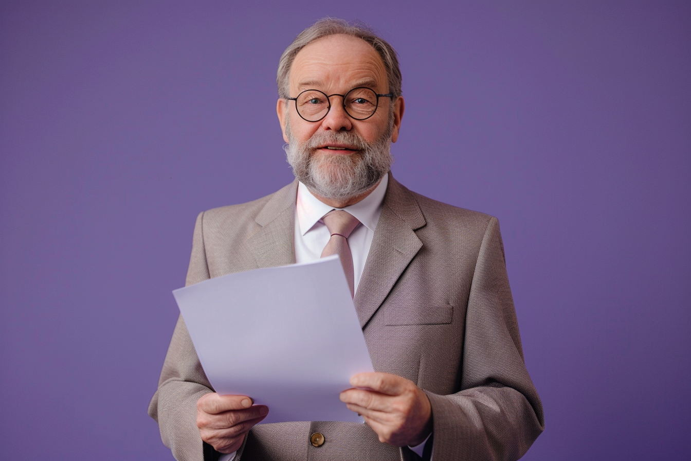 Image gratuite Consultant fiscal tenant des documents 3