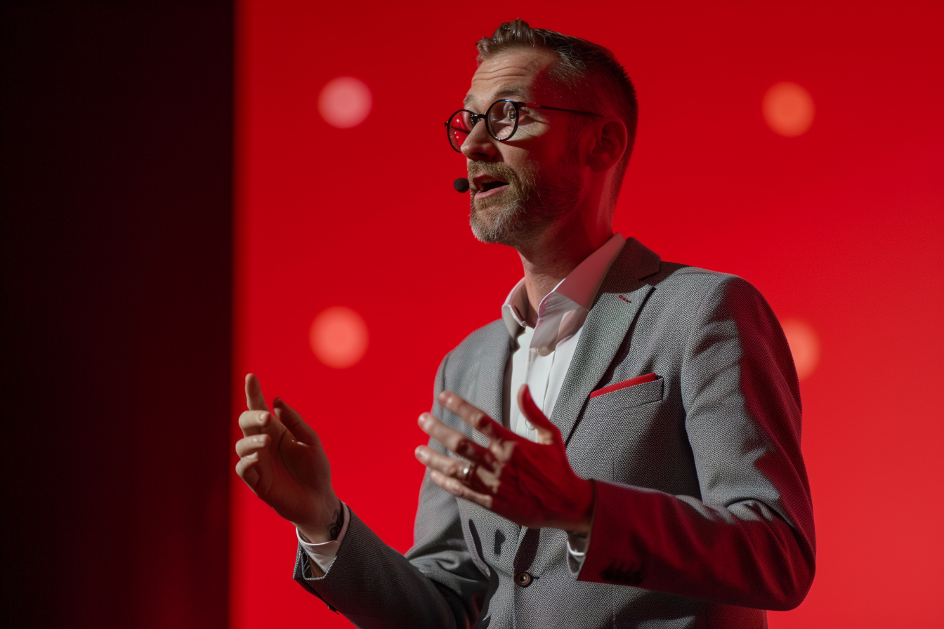 Image gratuite Consultant RH donnant une présentation 1