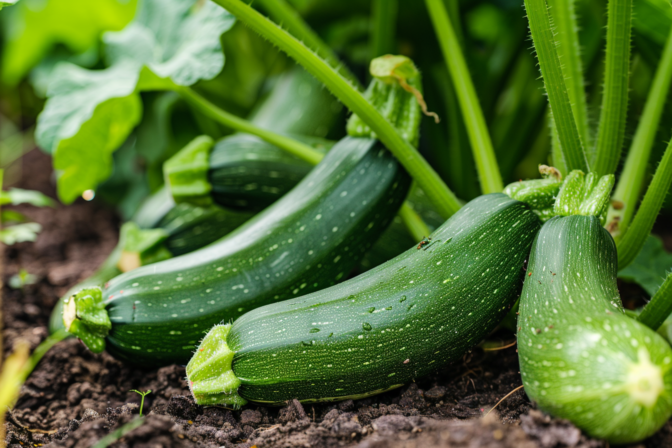Image gratuite Courgette dans un jardin 1