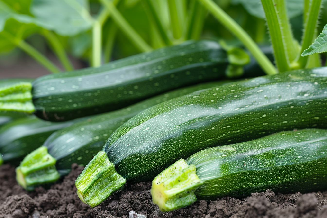 Image gratuite Courgette dans un jardin 2