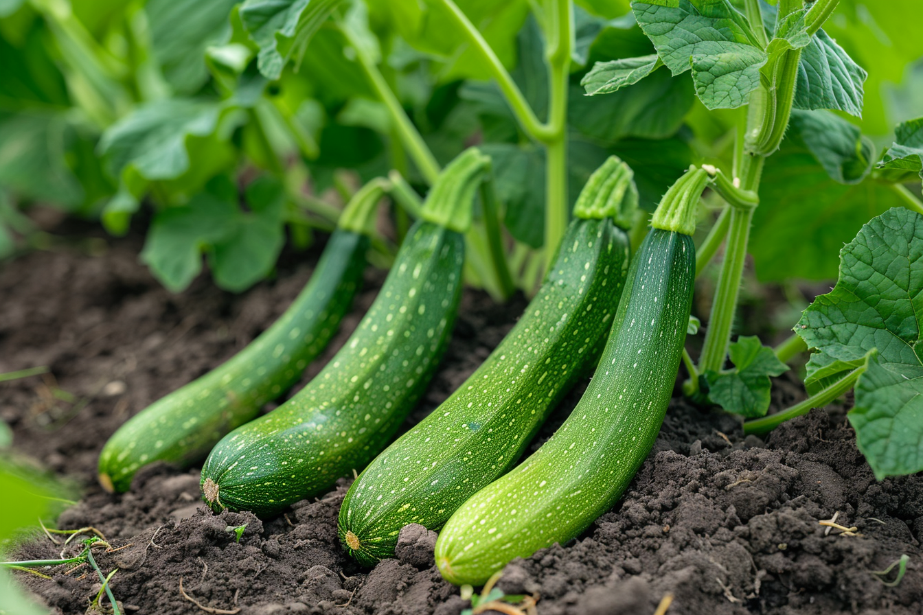 Image gratuite Courgette dans un jardin 4