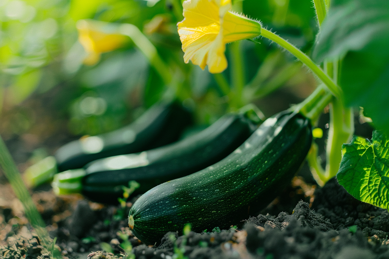 Image gratuite Courgette dans un jardin 5