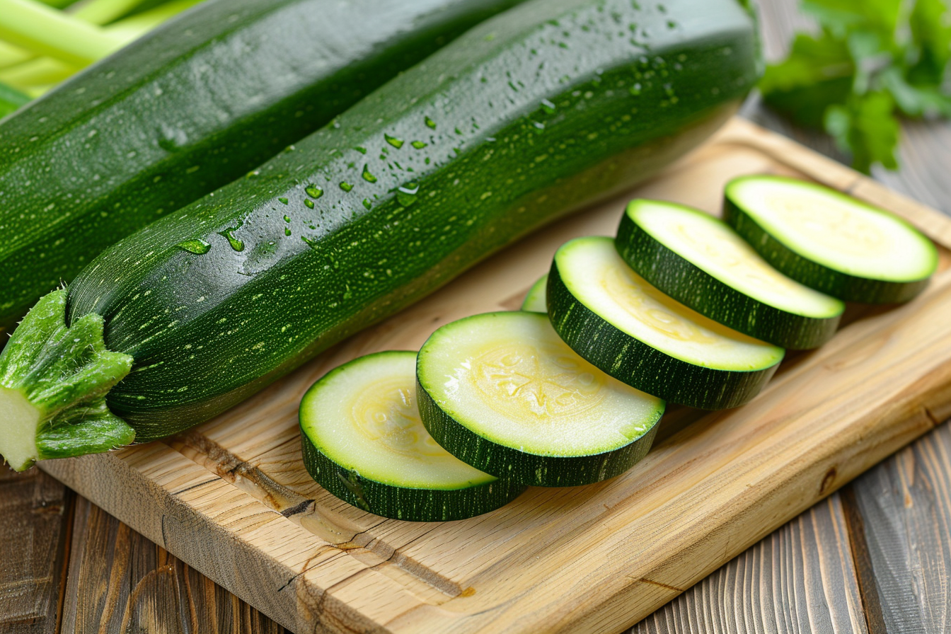 Image gratuite Courgette sur planche en bois 5