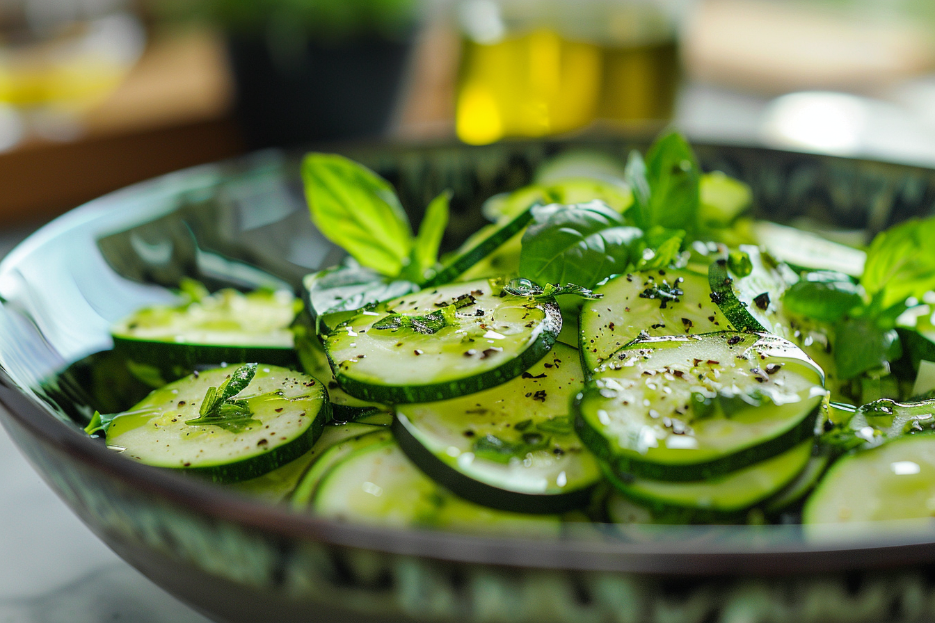 Image gratuite Courgettes en salade 1