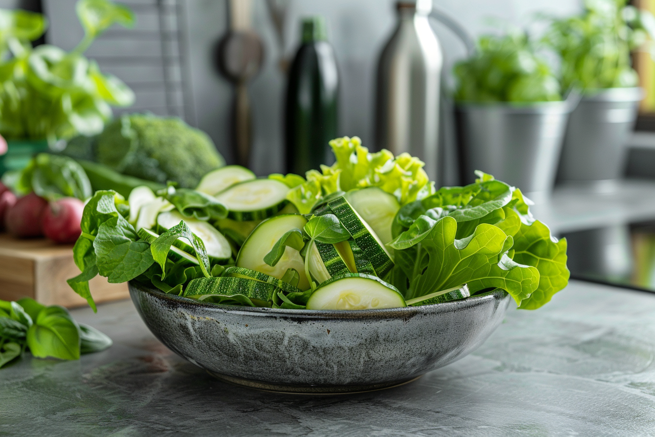 Image gratuite Courgettes en salade 4