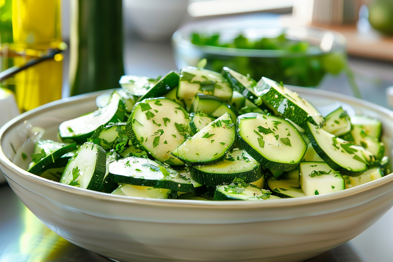 Image gratuite Courgettes en salade 5