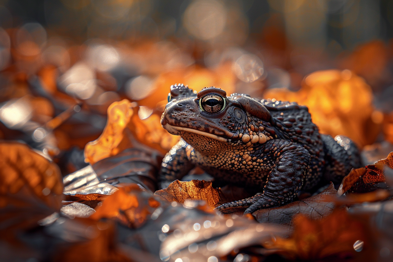 Image gratuite Crapaud au lever du soleil 2