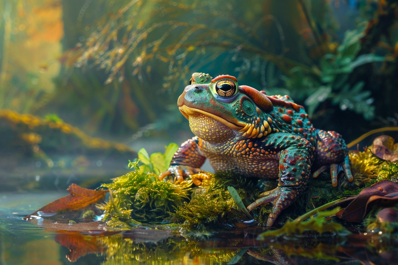 Image gratuite Crapaud sous le soleil de l&rsquo;après-midi 1