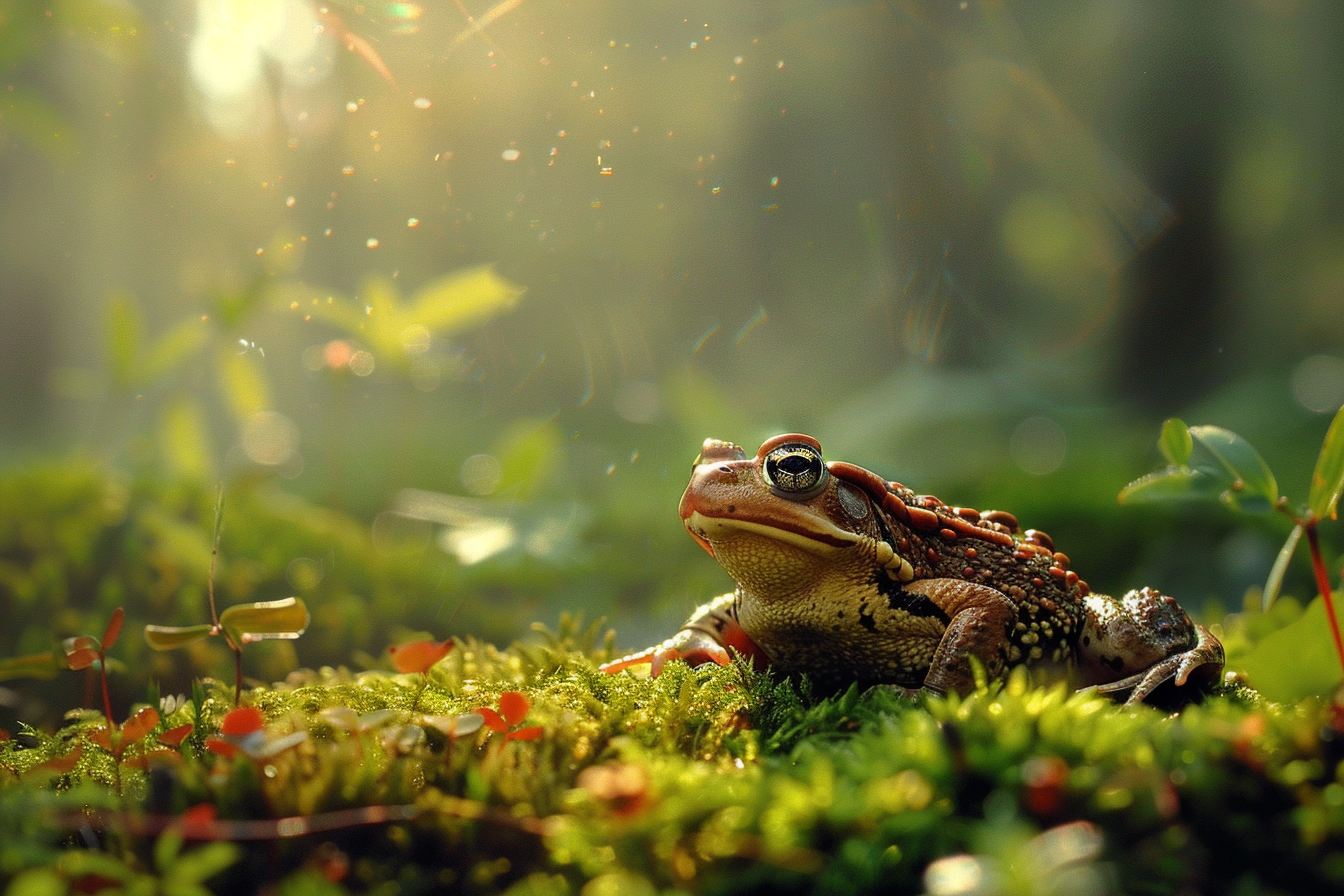 Image gratuite Crapaud sous le soleil de l&rsquo;après-midi 2