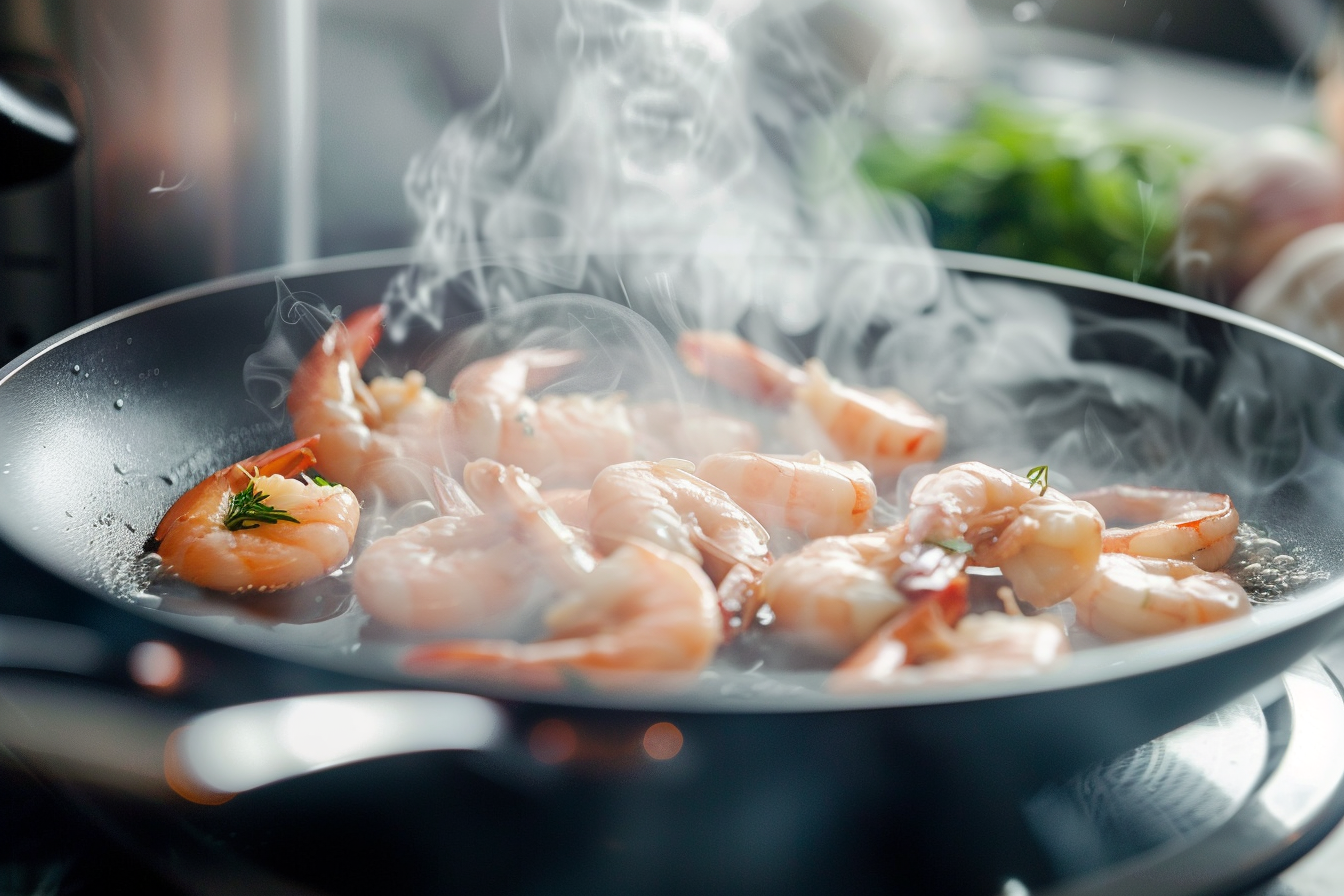 Image gratuite Crevettes cuisinées en cuisine 3