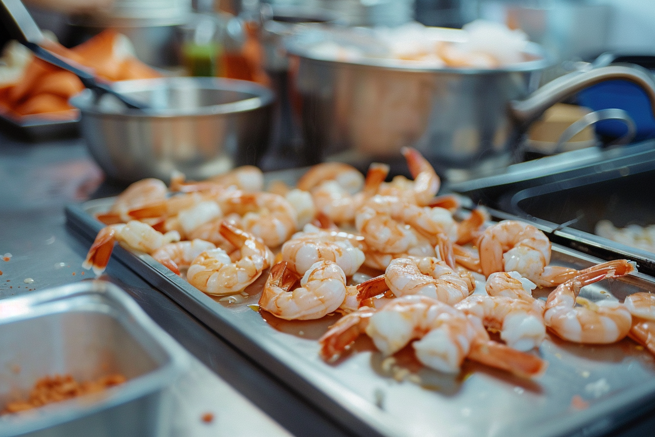 Image gratuite Crevettes préparées en cuisine 1