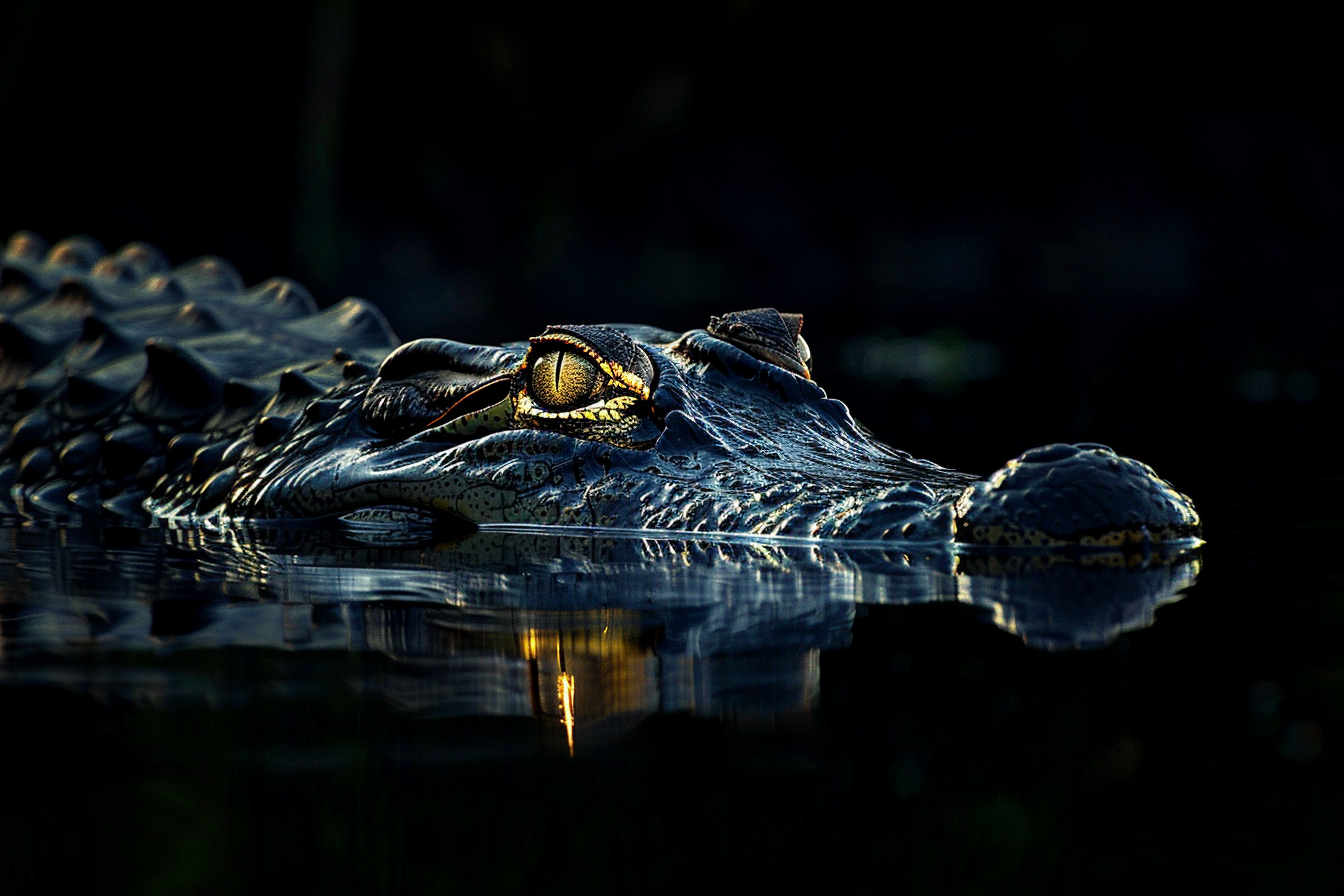Image gratuite Crocodile en embuscade 3