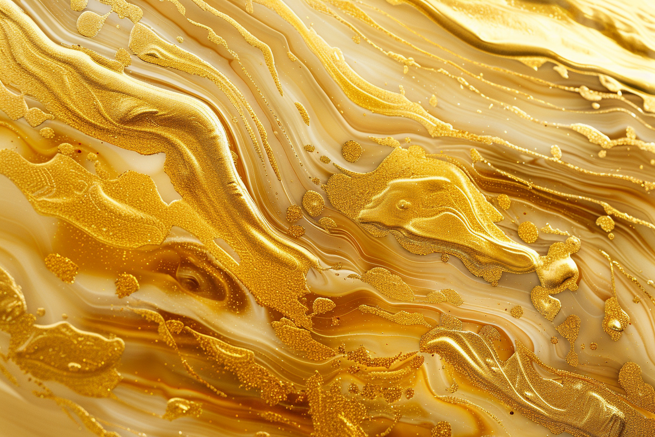 Image gratuite Design abstrait de poudre d&rsquo;or 4