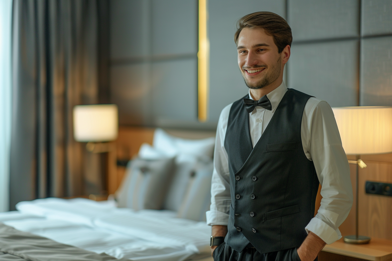 Image gratuite Directeur d&rsquo;hôtel inspectant 2