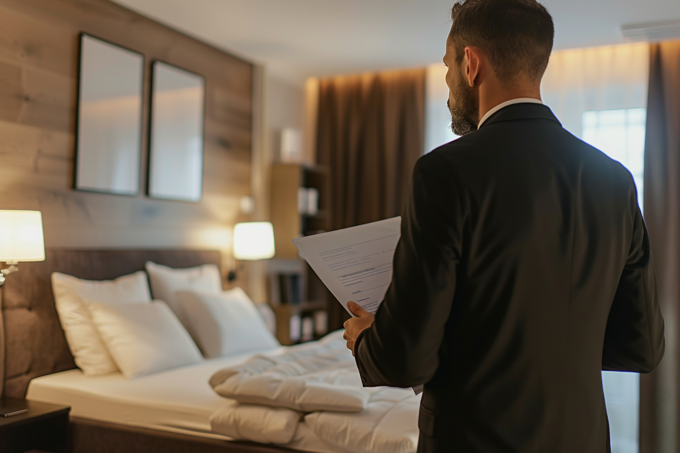 Image gratuite Directeur d&rsquo;hôtel inspectant 3