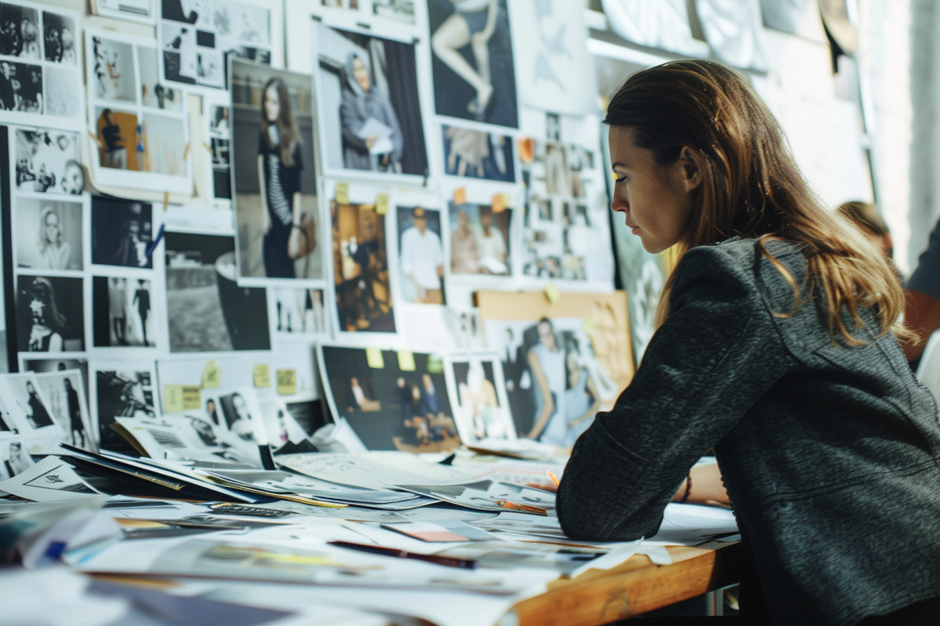 Image gratuite Directeur publicité brainstorming concepts 4