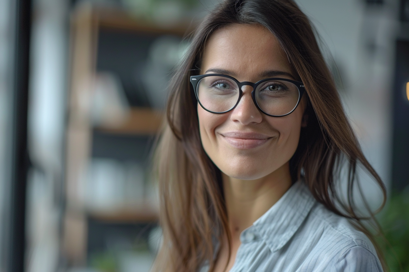 Image gratuite Directrice commerciale bureau moderne 1