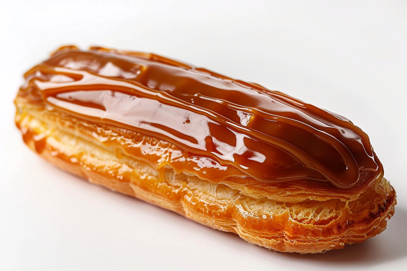 Image gratuite Éclair au caramel gros plan 2