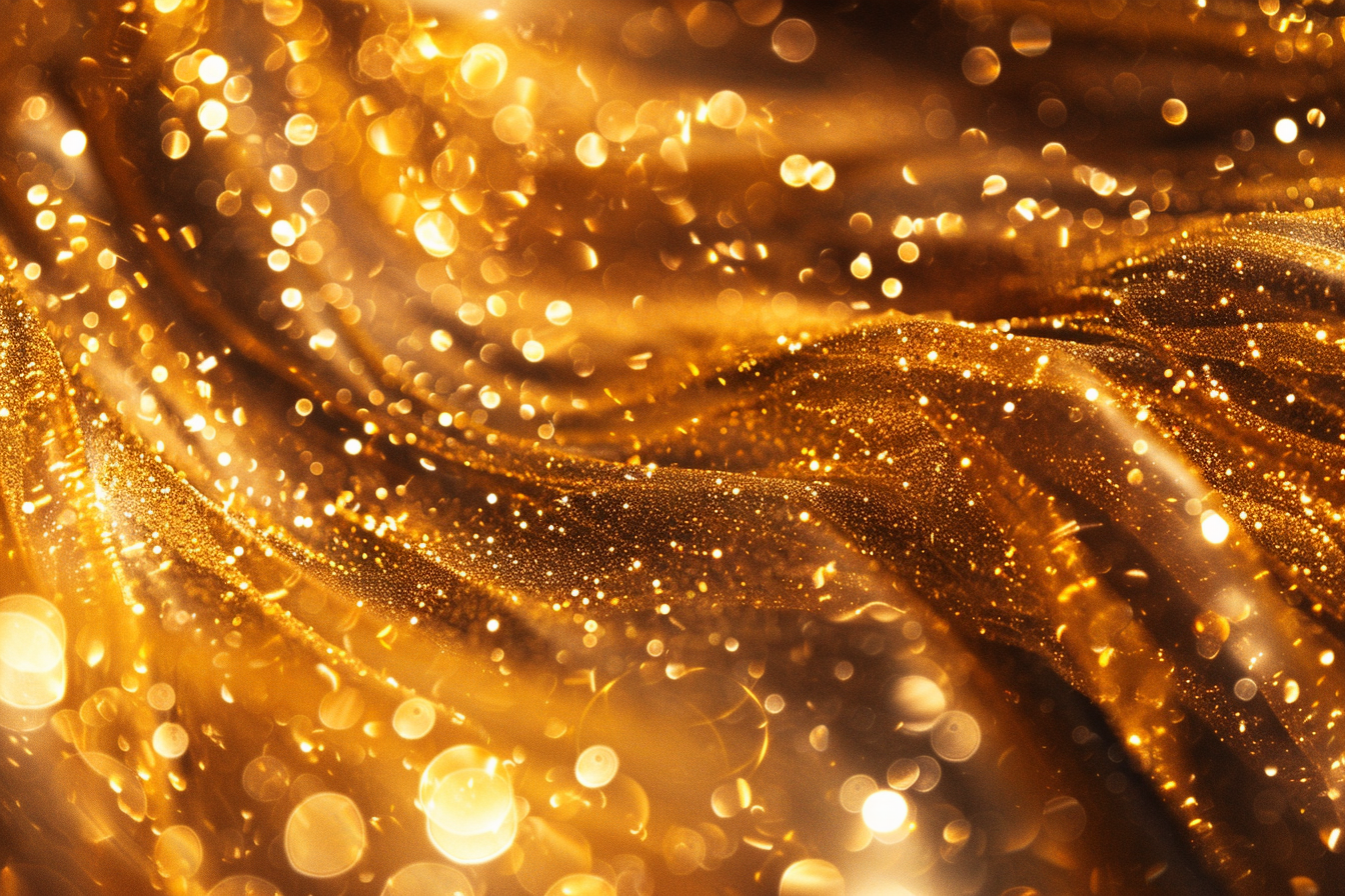 Image gratuite Éclat doré dans le liquide 1