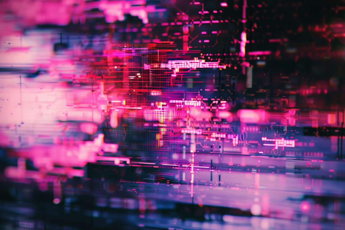 Image gratuite Effet de glitch numérique futuriste 2