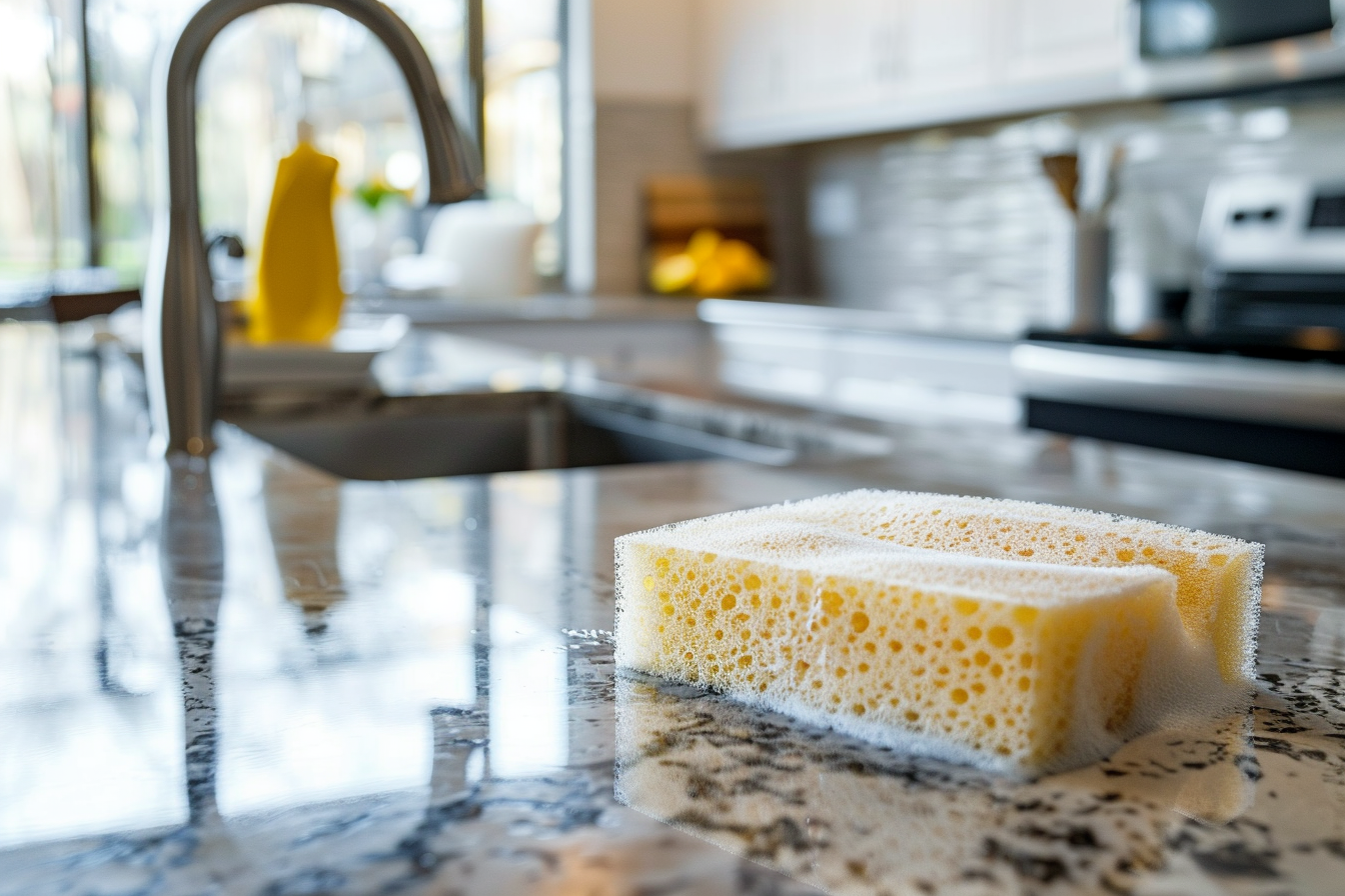 Image gratuite Éponge de nettoyage dans cuisine moderne 3