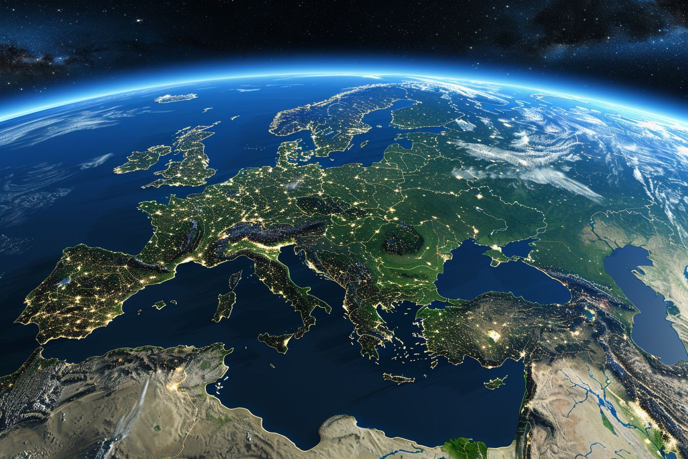 Image gratuite Europe, haute résolution, pays et frontières 1