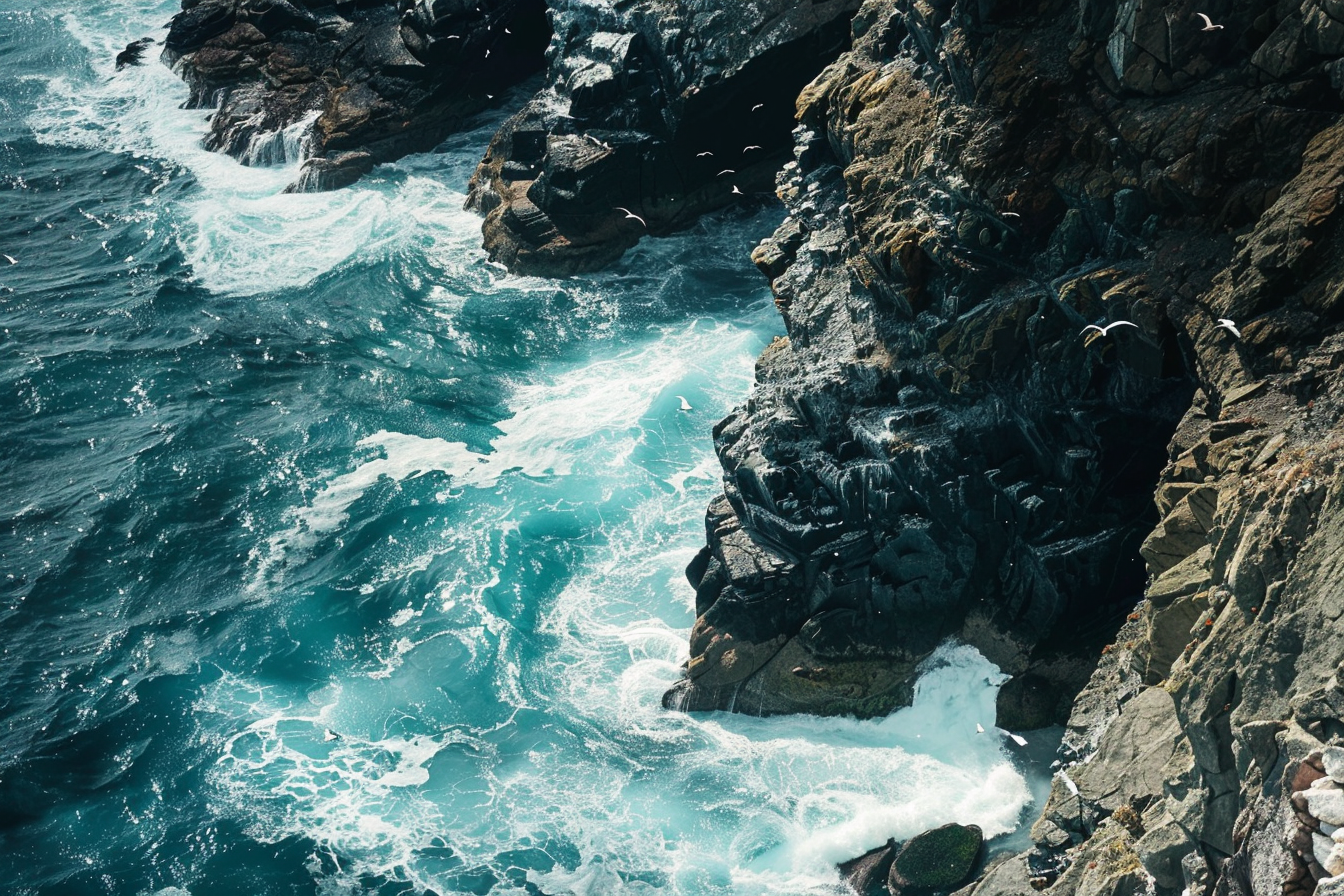 Image gratuite Falaises côtières dramatiques 1