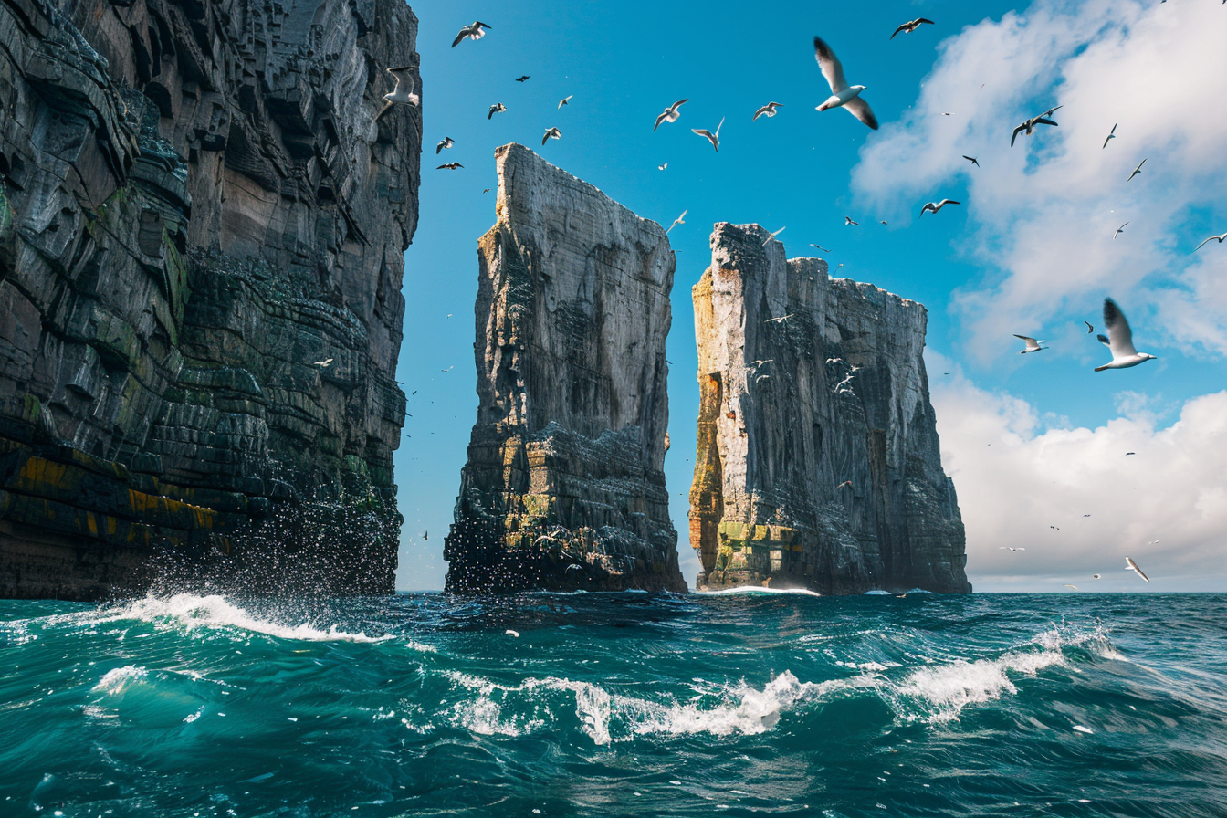 Image gratuite Falaises maritimes imposantes 1