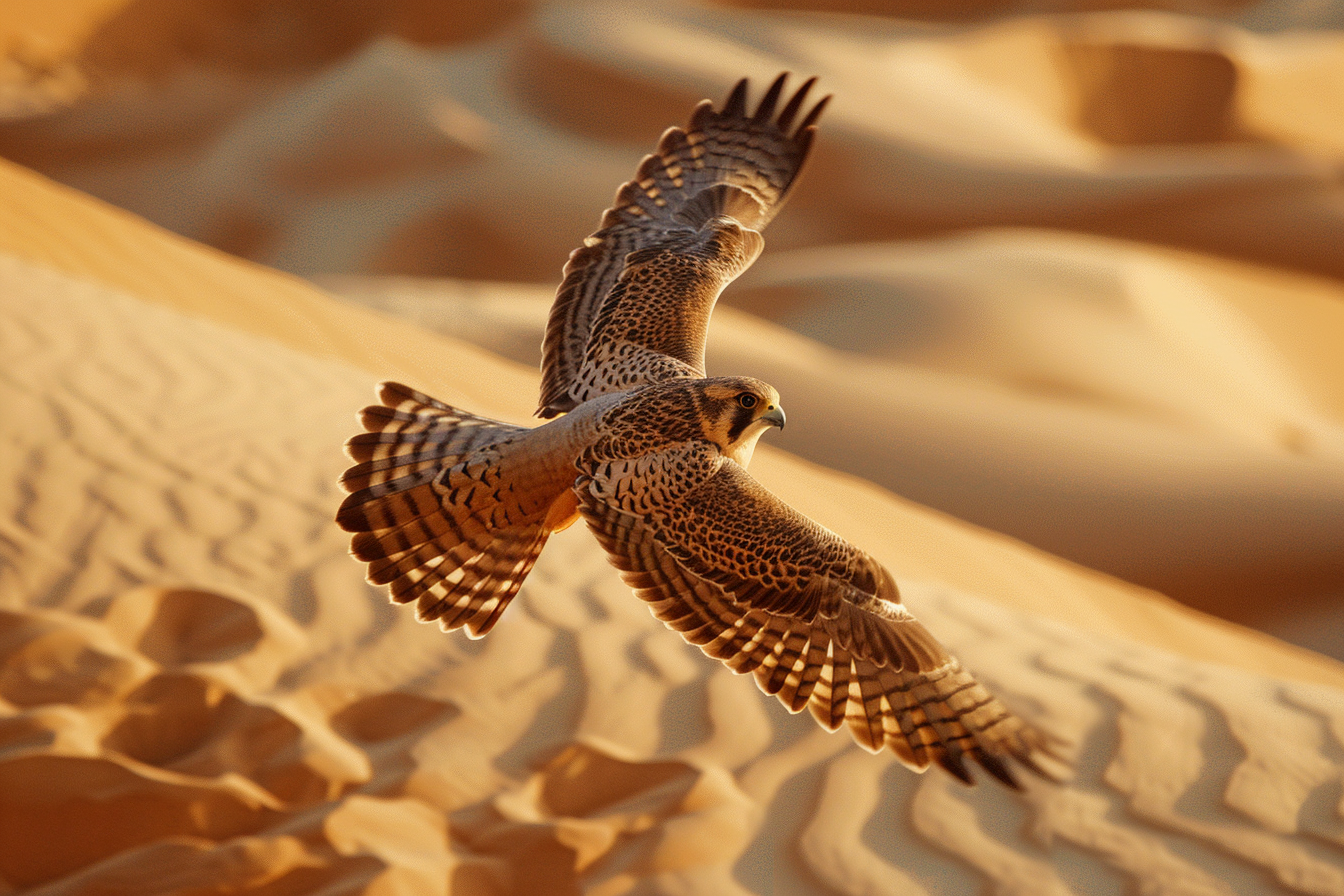 Image gratuite Faucon en plein vol 2