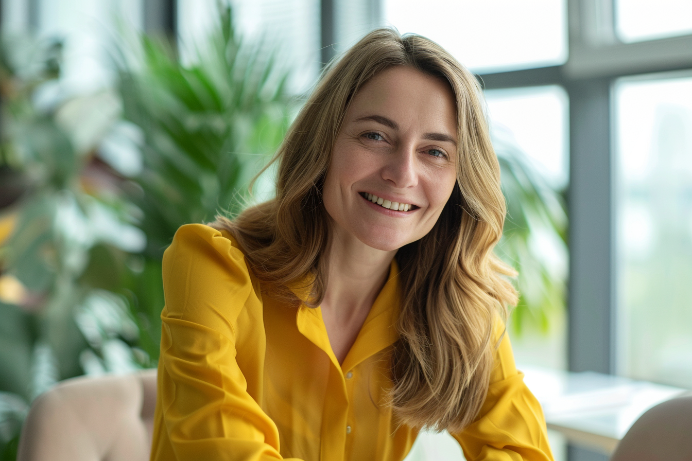 Image gratuite Femme d&rsquo;affaires européenne avec assurance 2