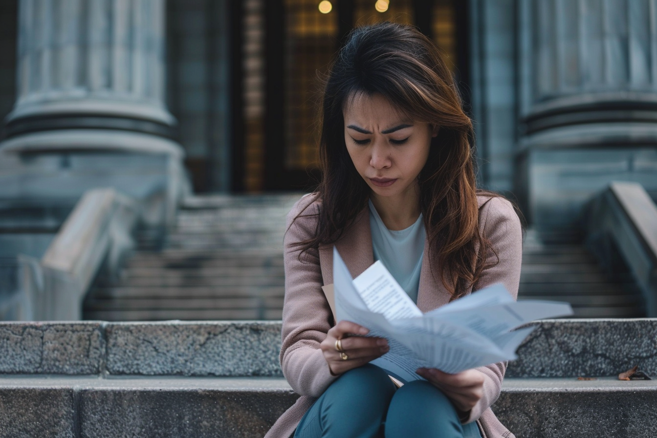 Image gratuite Femme devant tribunal 1