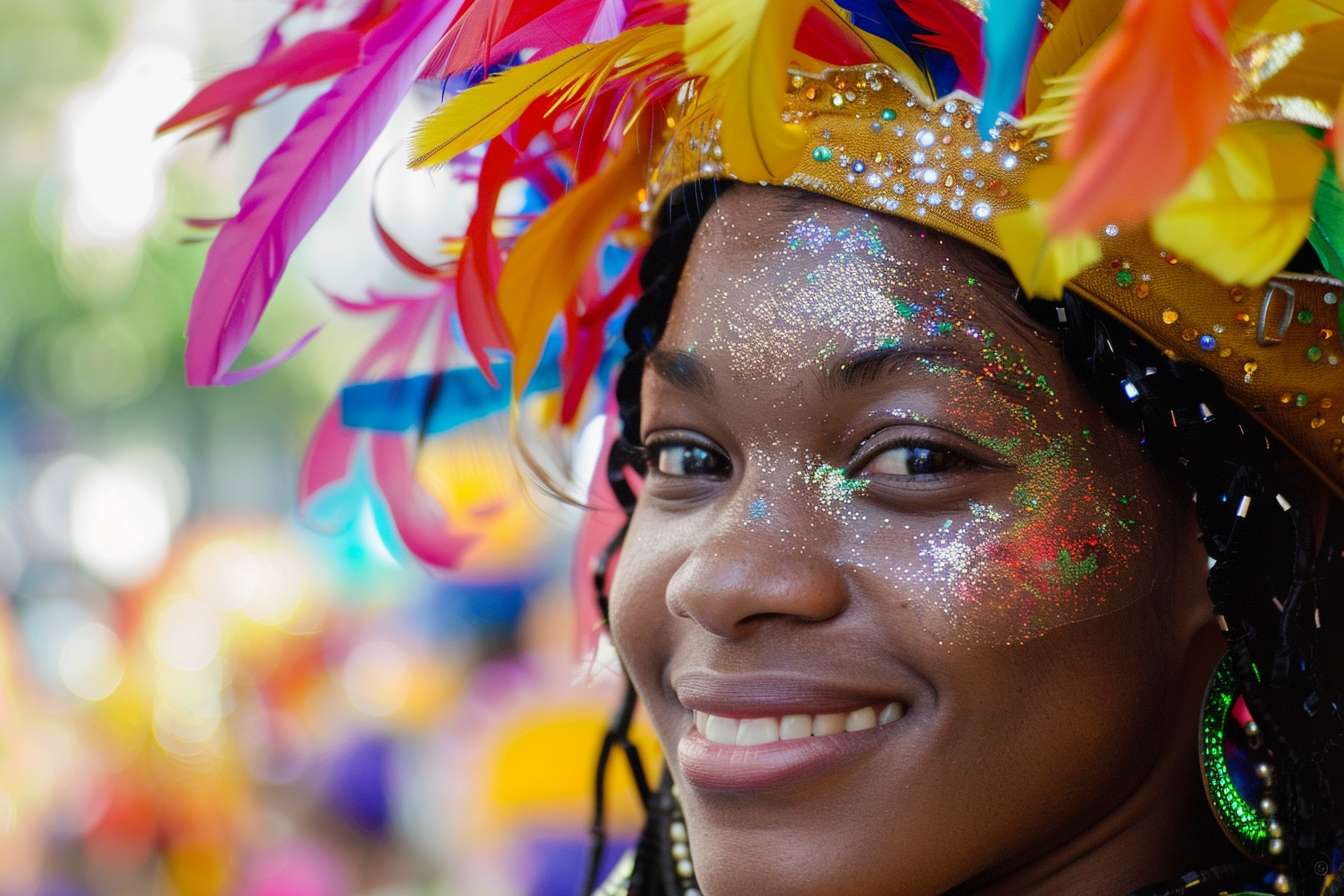 Image gratuite Fêtard en tenue de carnaval 1