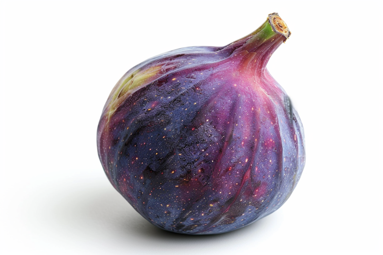 Image gratuite Figue mûre sur fond blanc 3