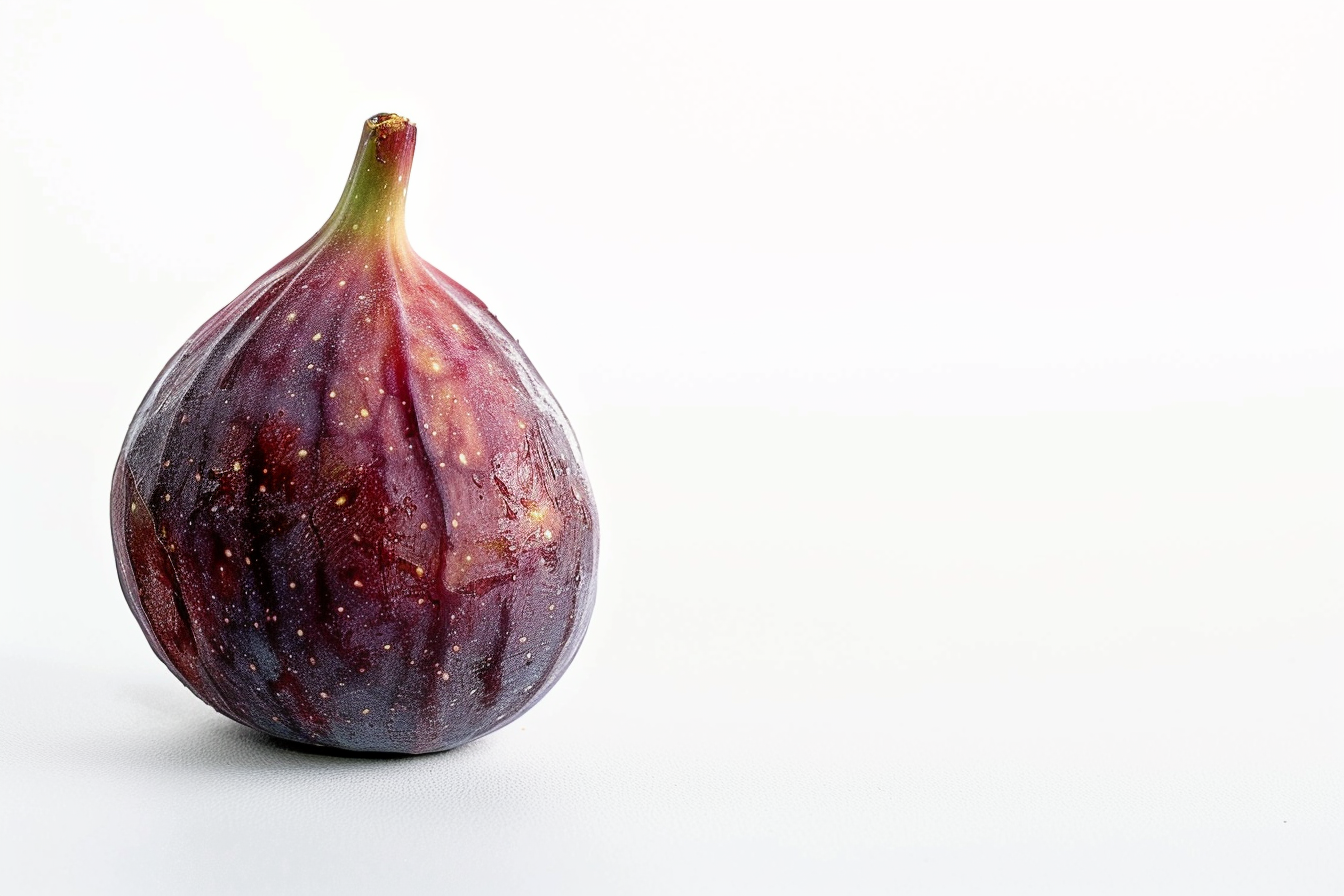 Image gratuite Figue mûre sur fond blanc 4
