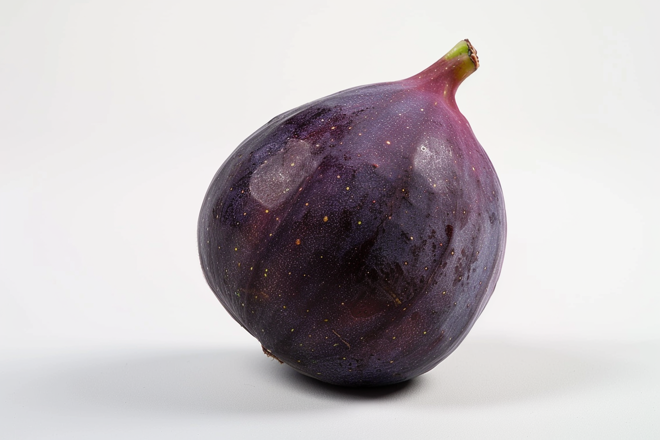 Image gratuite Figue mûre sur fond blanc 5