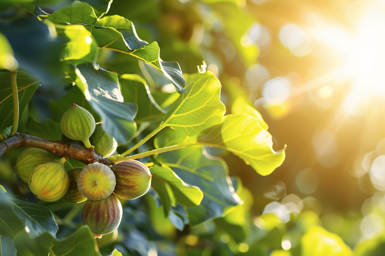 Image gratuite Figuier avec figues mûres dans jardin 2