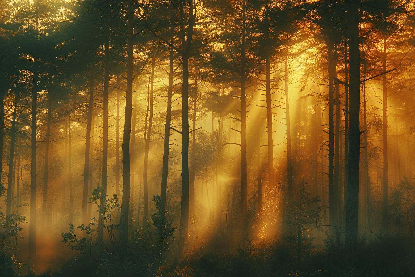 Image gratuite Forêt brumeuse mystique 1