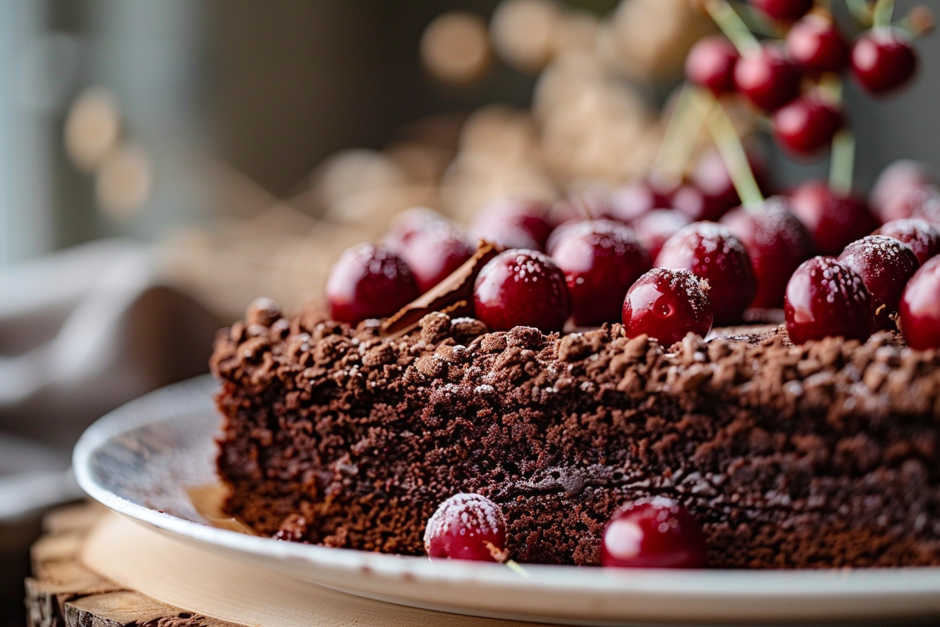 Image gratuite Forêt-Noire part copeaux chocolat 1