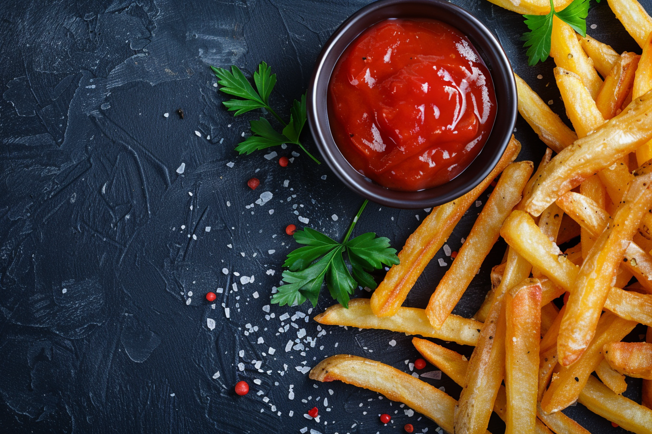 Image gratuite Frites avec sauce à part 1