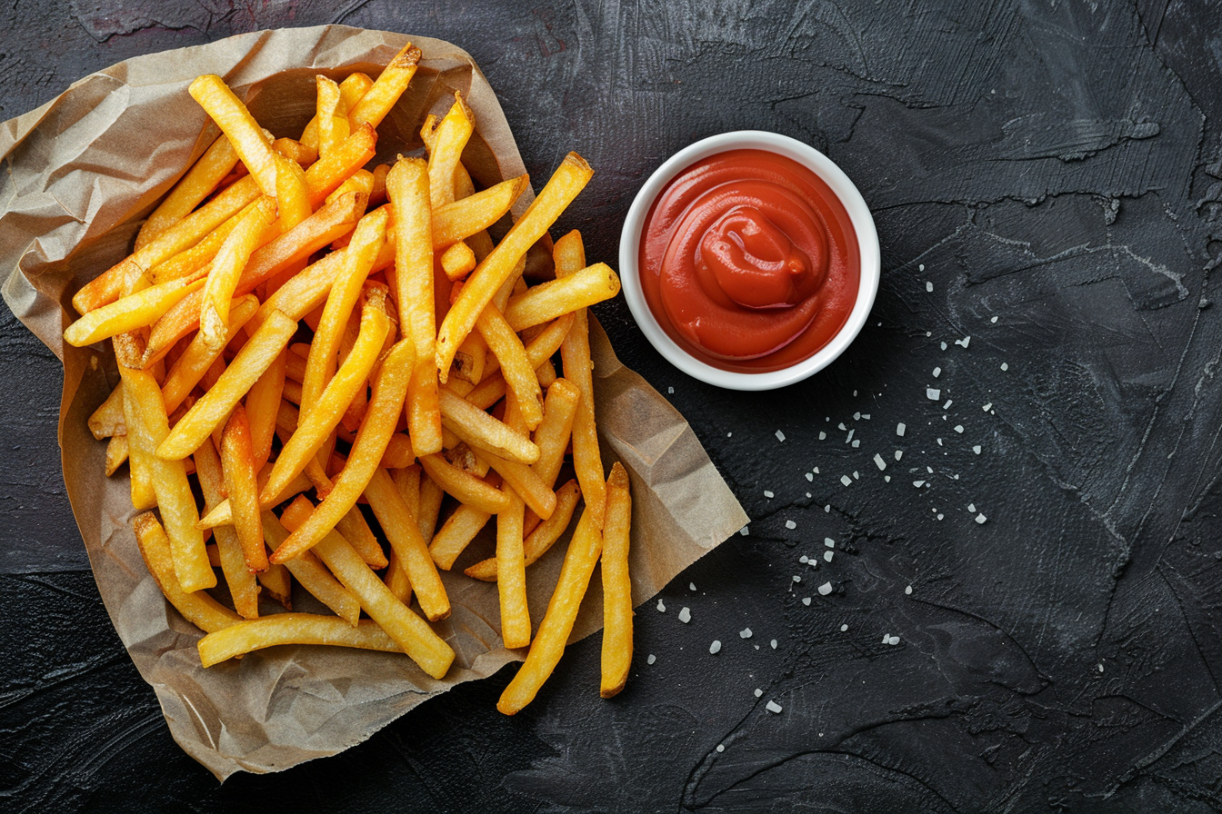 Image gratuite Frites avec sauce à part 2