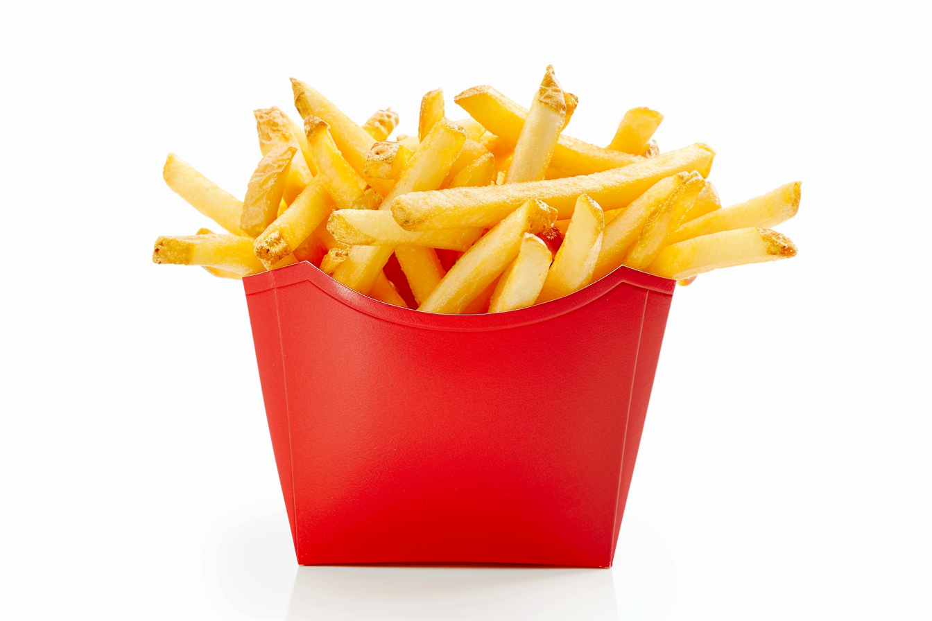 Image gratuite Frites dans un contenant rouge 4