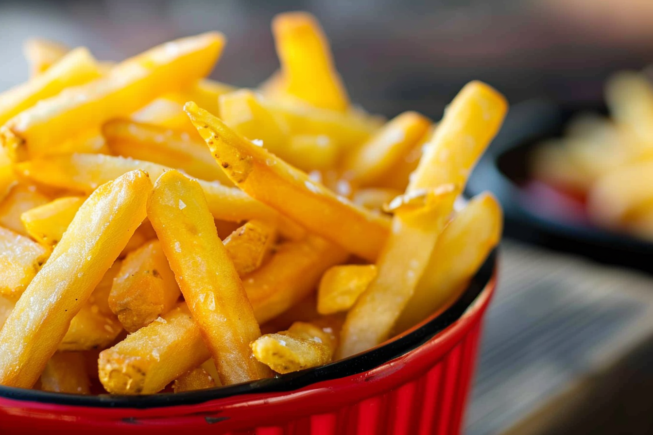 Image gratuite Frites dans un contenant rouge 6