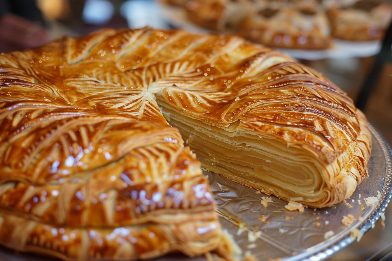 Image gratuite Galette des Rois Frangipane mise en valeur 1