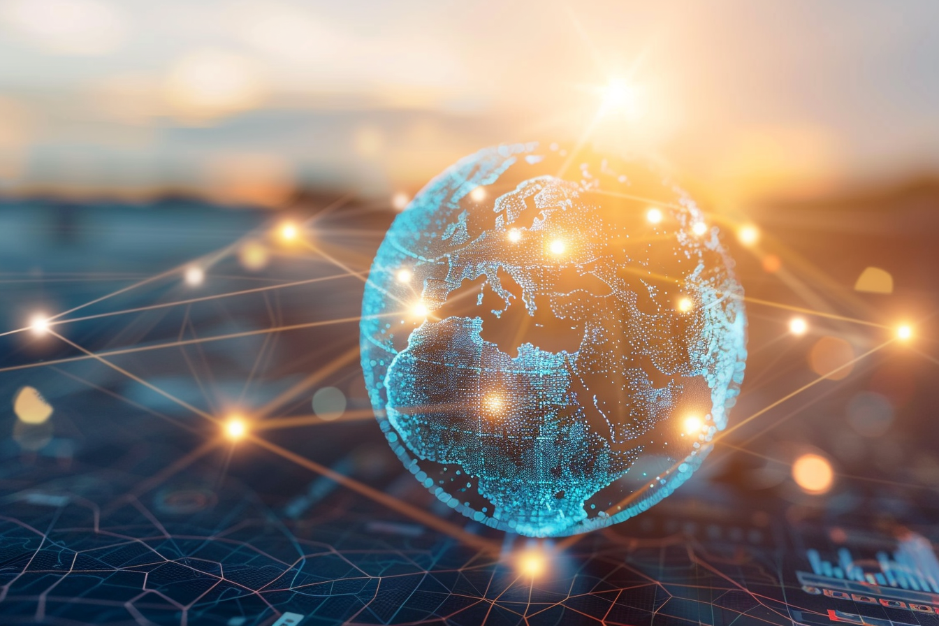 Image gratuite Globe, communication et transfert de données mondiaux 2