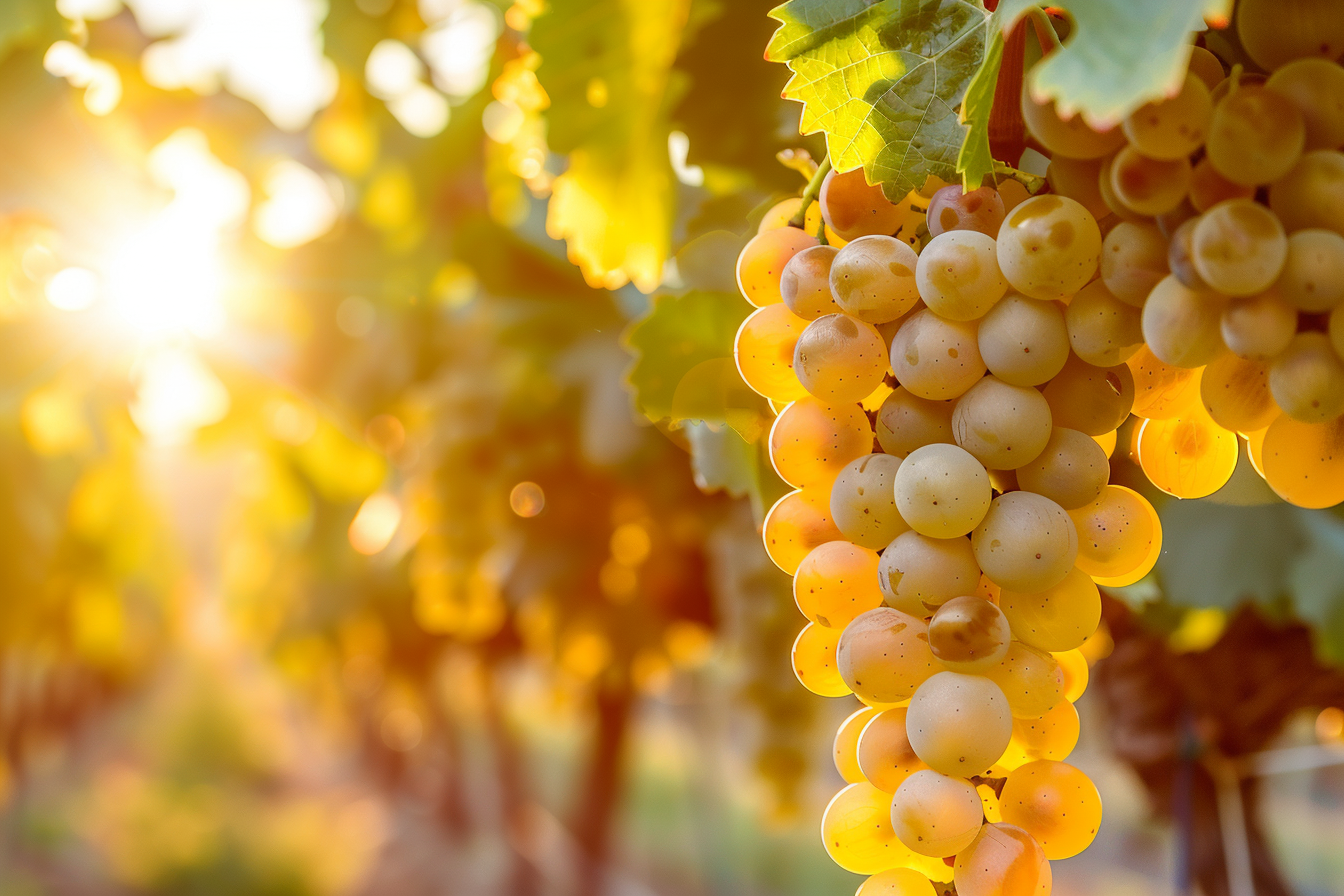 Image gratuite Grappe de raisin au vignoble 1